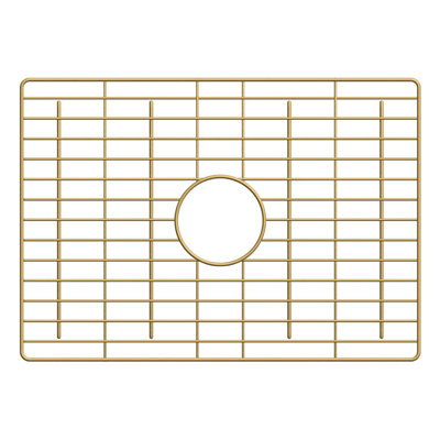 20.5"x14.5" Bottom Grid in Champagne Bronze PVD