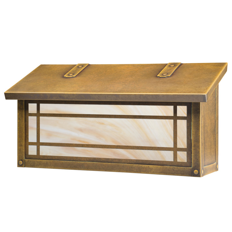Summit Brass Wall Mounted Mailbox, Honey, Architectural Bronze