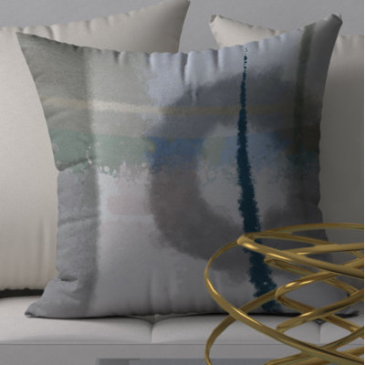 Abstract Reversible Throw Pillow