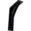 Support en fer forgé Galveston (support central simple), thermolaqué noir-121527226