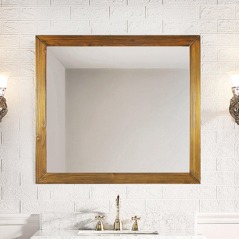 Miroir de salle de bain Claireville, H 31,5 po x l 35,4 po