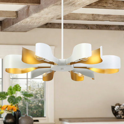 Ulrich 6-Light Dimmable Modern Unique/Statement Chandelier