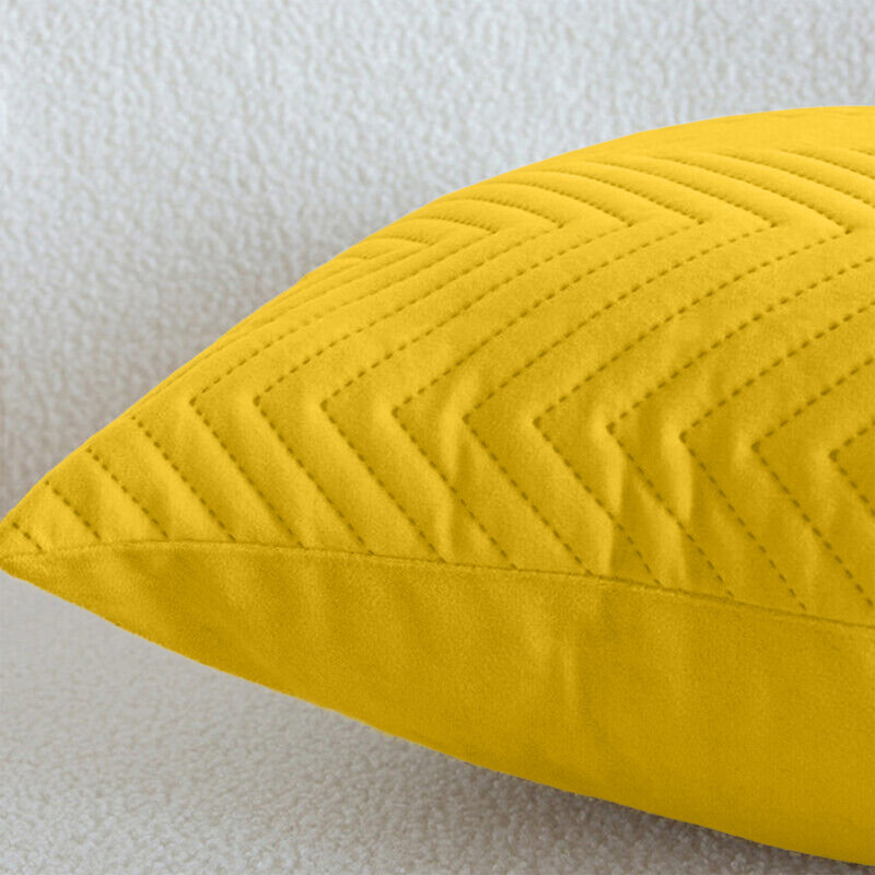 Square Cushion Cover, Ochre