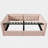 Twin Size Daybed with Under-bed Storage, USB Ports Included (Pink)-220720907