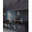 Luminaire suspendu simple noir 1 lumière Navendra