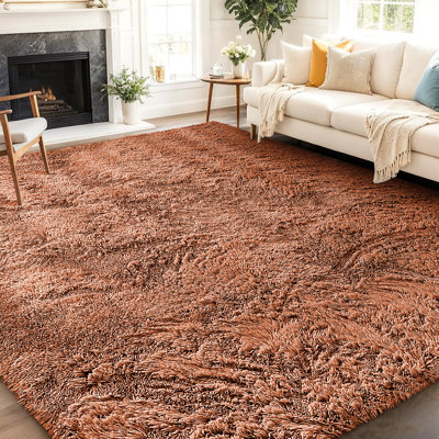 Machine Tufted Shag Area Rug