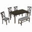 Ensemble de table de salle à manger 6 pièces-1617489946
