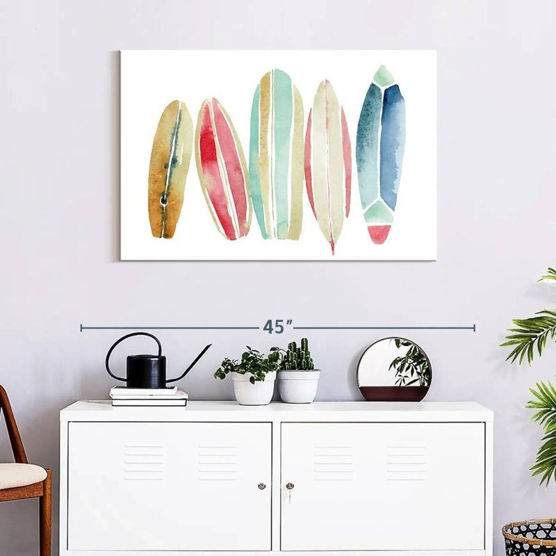 Senne Surfboards In A Row, 24" H x 36" W
