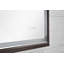 Miroir de salle de bain 40 po x 24 po à DEL avec cadre en aluminium, miroir de meuble-lavabo mural, anti-buée, mémoire, 3 couleurs, réglable en continu