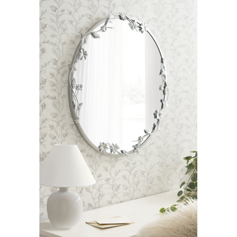 Miroir mural Rosella, Silver
