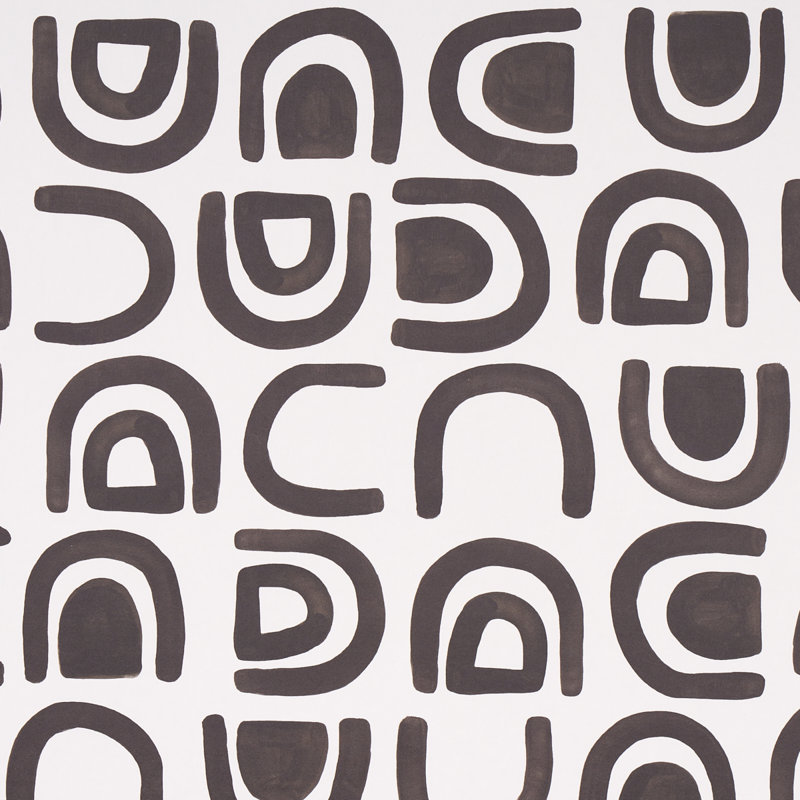 Schumacher x Hadiya Williams Threshold Wallpaper, Carbon