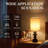 21.06" Minimalist Black Table Lamp with Cylinder Linen Shade