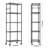 Lylla Height -Adjustable Shelving Unit with Wheels-820001630-865530583