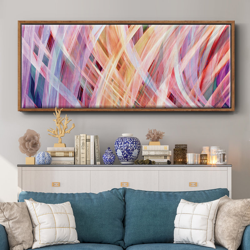 Miranda- Framed Canvas, 8" H x 20" W