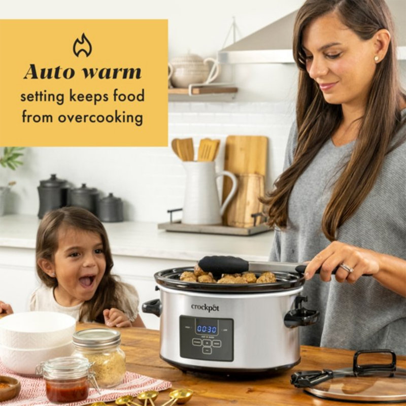 Crockpot 4-Qt. Cook & Carry Slow Cooker