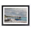 The Beach at Sainte Adresse by Claude Monet - Framed Print-62781179-62781185