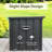 100 Gallon Lockable Outdoor Case - Dark Gray, Waterproof For Patio Cushions, Pillows, Garden Tools With Robust Structure Quality Chest Build Material