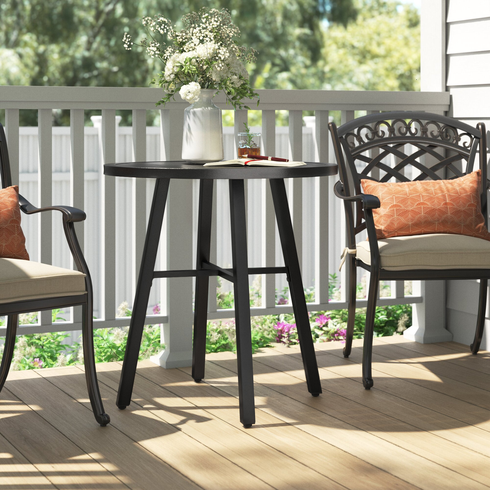 Lark Manor Alainah Metal Bistro Table & Reviews - Wayfair Canada