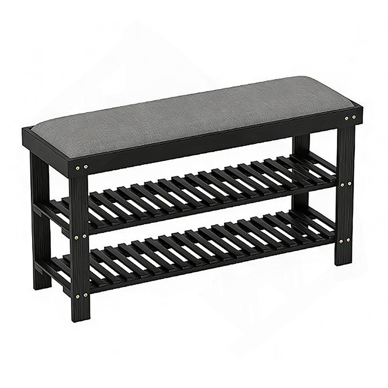 Entryway Bench Shoe Organizer,Shoe Storage Bench, 19.3" H x 35.4" W x 11.4" D