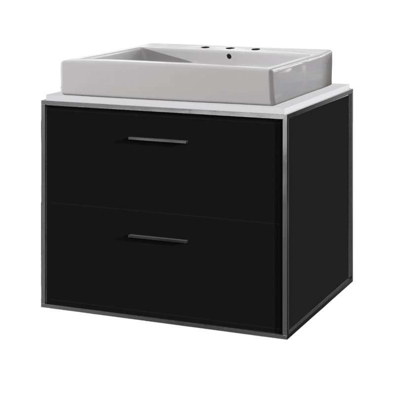 Aquaplane 22'' L Bathroom Sink, 3 Hole - 8" Centers