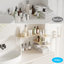 Tablette de coin de comptoir, tablettes de coin empilables réglables à 2 niveaux pour la cuisine, la salle de bain, le support à épices, le bar à café, l'évier, la table de commode, le support de tablette de coin, beige naturel-1805234433-1805234439