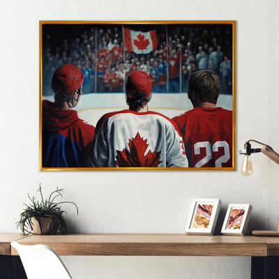 " Hocky Players During Game "
