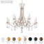 Vesca 12 Light 45in x 40in Two-Tier Chandelier in Heirloom Bronze with Clear Radiance Crystals-828732427-828732429