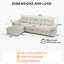 Canapé modulaire 103,5 po Cloud-1352555894-1352555898