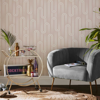 Envy Ups n Downs Geometric Wallpaper