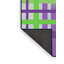Tapis vert/mauve à motifs-540230609