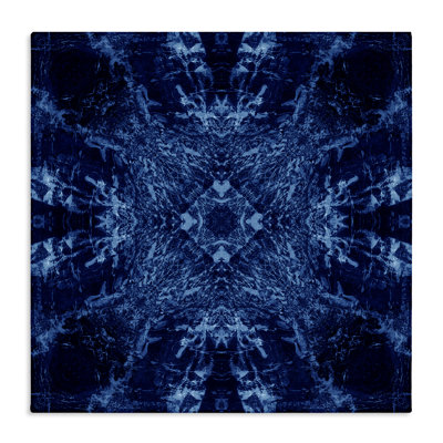 Dark Tie Dye Style Canvas Art by El Perkin