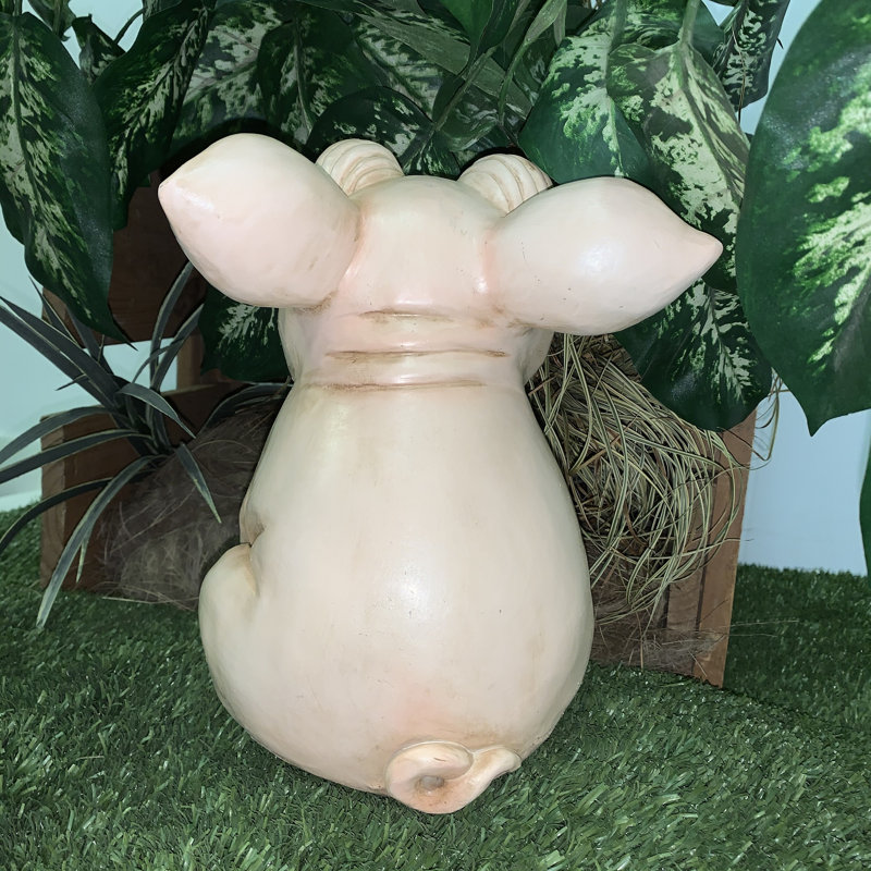 Ensemble de statue de jardin fantaisiste 3 pièces «Purdy» Country Critter, H 11 po x l 7 po x P 7 po, Individual