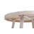 Carlesha Solid Pine Wood Round Dining Table-1999610669