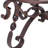 Modern Vintage Oxidized Hand Hammered Copper with Hand Forged Wrought Iron Round Coffee Table