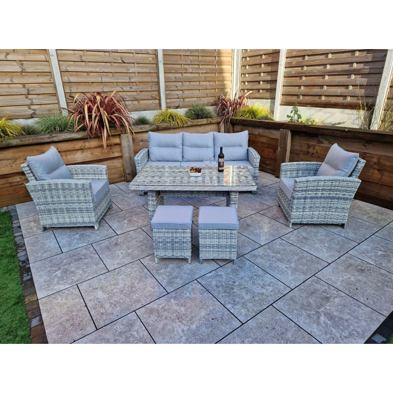 Croydon 7 Seater Rattan Sofa Set