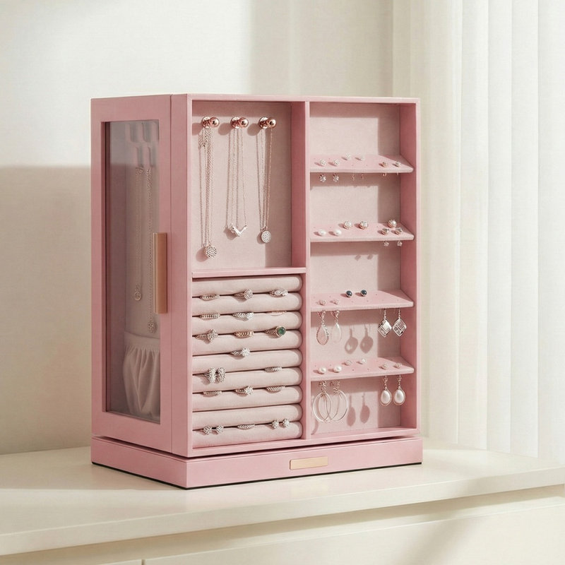 Jewellery Box , Jelly Pink