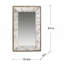 Miroir argent antique avec accents floraux-1575688988