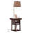 Modern Drum End Table With USB Charging And Ceramic Shade-186519622-150851017