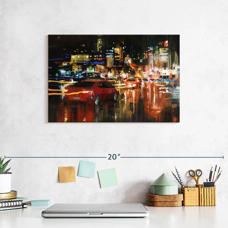Mehar LA Night Rush, 8" H x 12" W
