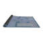 Tapis bleu tissé à la machine-1822170332