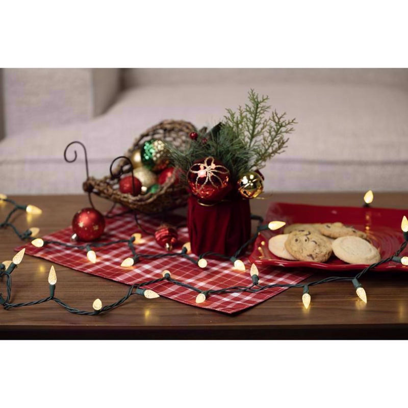 Guirlande de lumières de Noël 300 pi, 905", Blanc chaud, 300