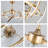 Olamide 24" DIY Shape Adjustable Ceiling Fan with Lights Remote and APP Control-506981703