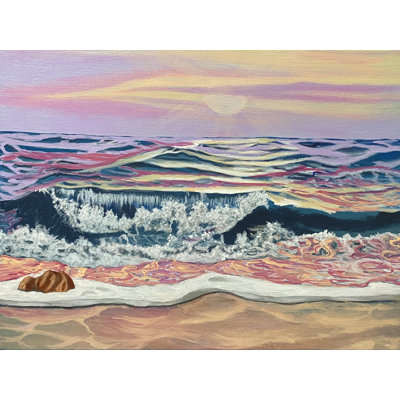 The Sea 099 Print by Alicia Lopez