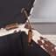 Rangement contemporain en velours multicolore brun, l 39,00 po x P 19,00 po, H 45,25 po