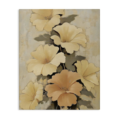 Toile de jonquilles rétro discrète, design par Franklyn Gregory