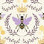 «Queen Bee Lavender», impression sur toile tendue-1132660656-1113497132-1132660619