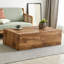 Table basse en bois aggloméré Wabi-Sabi | Table d'appoint et table de chevet 39,4 po-130076959