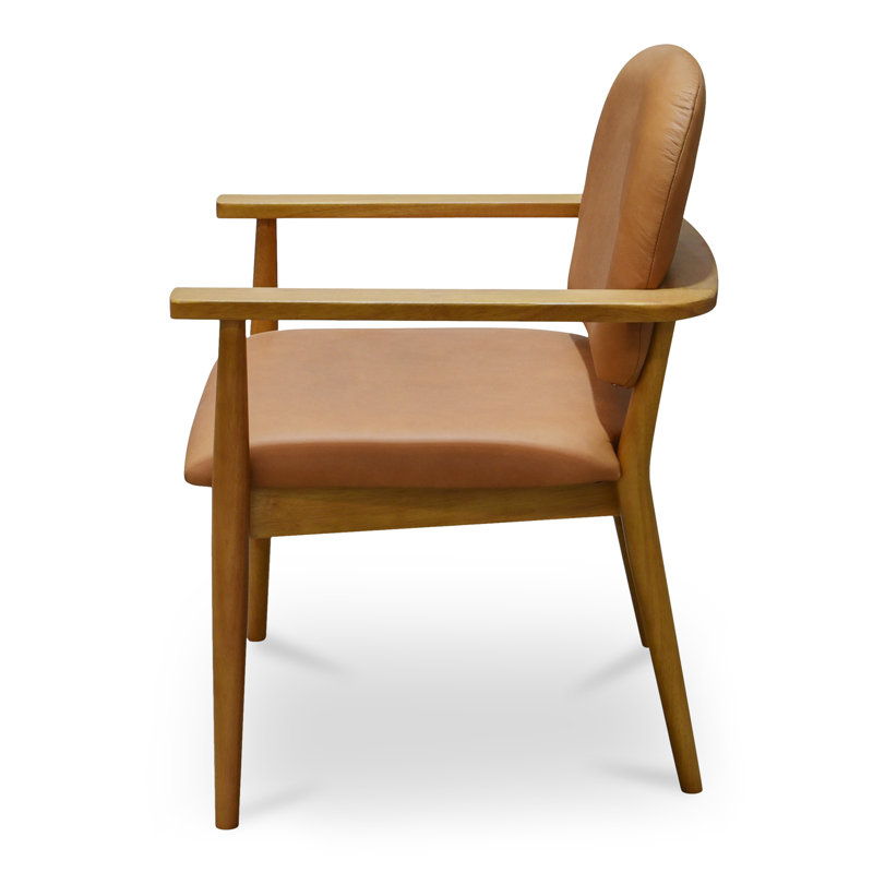 Norrie Dining Chair Cream, Brown