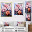 Rhododendron Pink Collage I, reproduction d'art sur toile-91296311-91296314