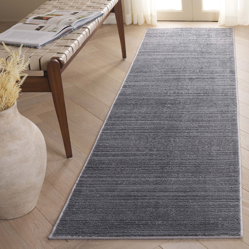 Fionan Performance Solid Color Rug, Runner 2'2" x 8'